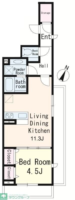 Camino de Sakuraの物件間取画像