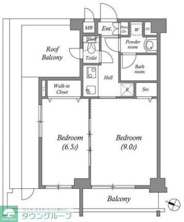 ルクレ代田橋の物件間取画像