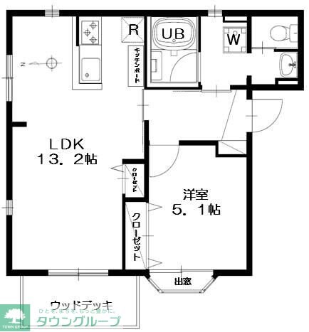 ハイム祖師谷の物件間取画像