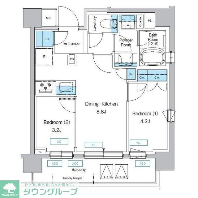 プレディアコート三軒茶屋の物件間取画像