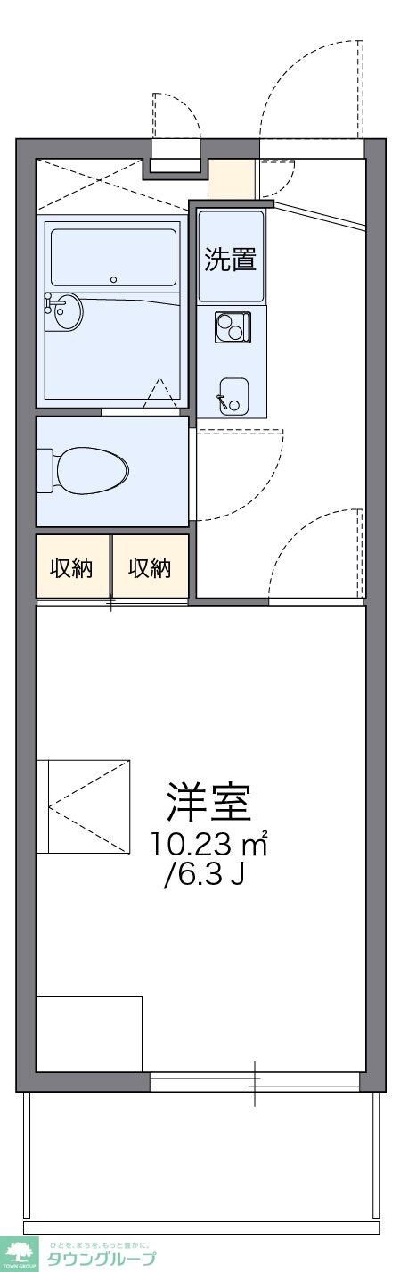 レオパレスパークサイドグレースの物件間取画像