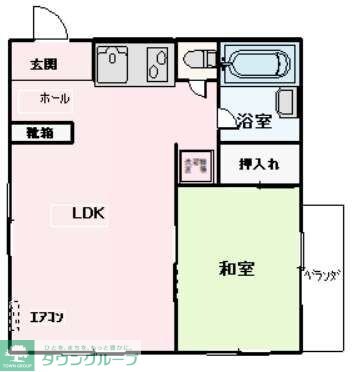 コーポせせらぎの物件間取画像
