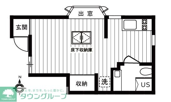 アーバンリゾート若林4の物件間取画像