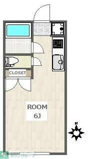 メゾンクレールの物件間取画像