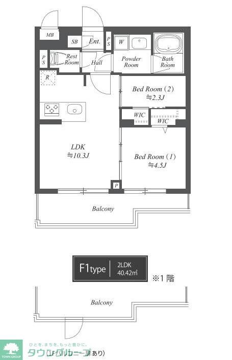 ブランシエスタ用賀の物件間取画像