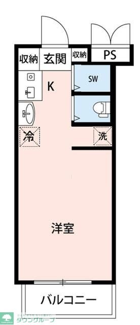 エルヴィーナ桜新町の物件間取画像