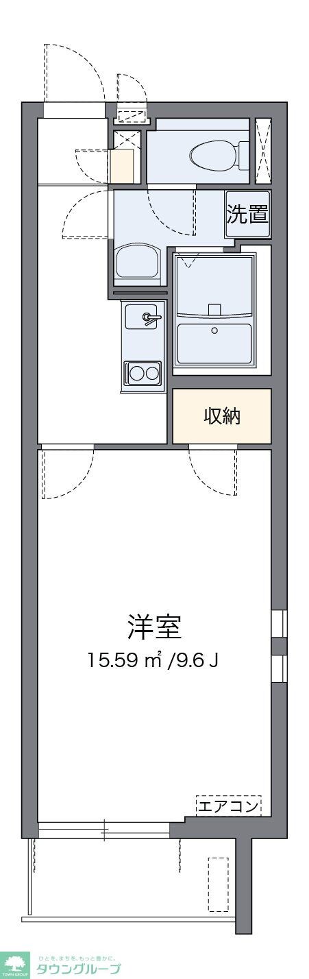 クレイノショコラの物件間取画像