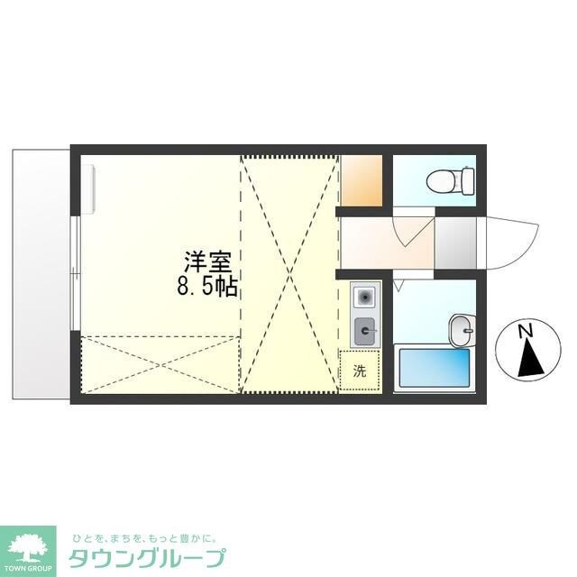 ローズヴィラ明神町の物件間取画像