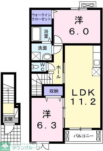 グリシーヌの物件間取画像