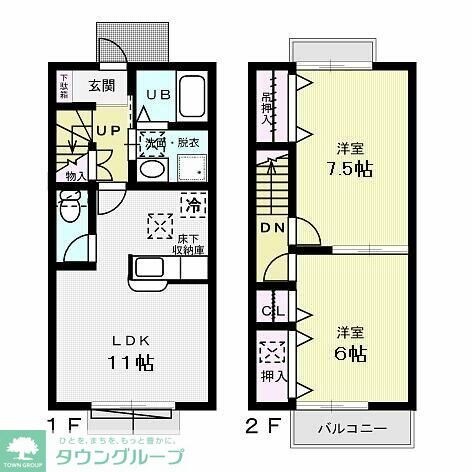 Le soleilの物件間取画像