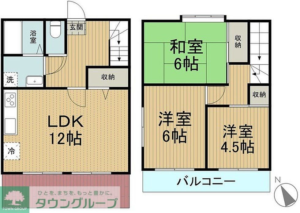 京王ガーデン平山の物件間取画像