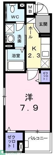 サンリット ヴィラIIの物件間取画像