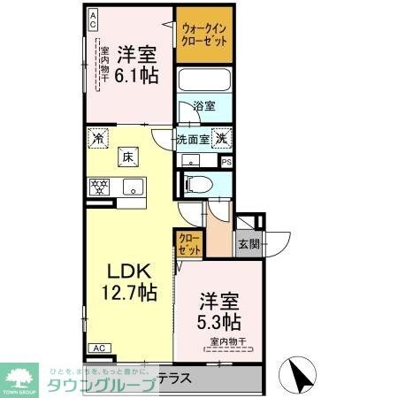 セントラーレの物件間取画像
