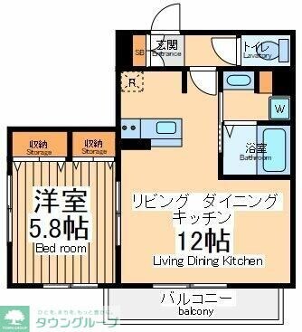 Luminousの物件間取画像