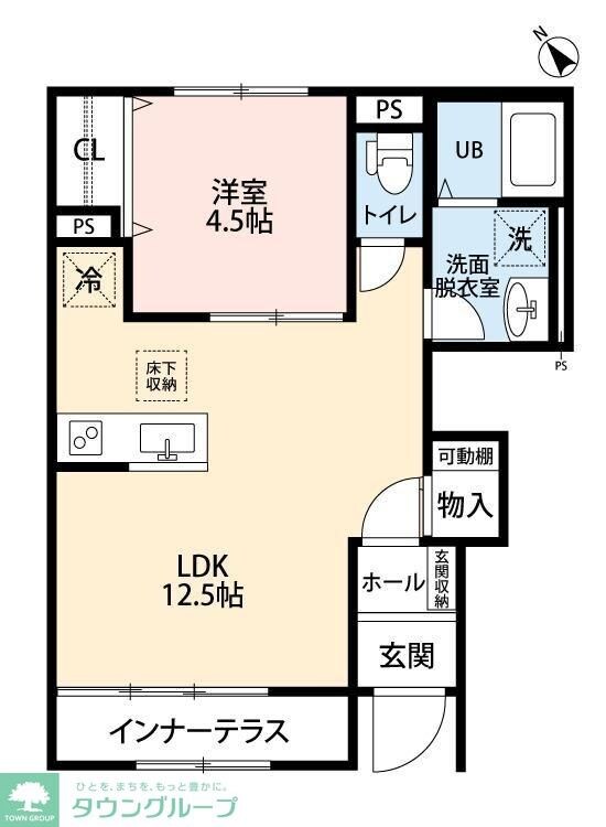 リーブルファイン相模原中央区中央の物件間取画像
