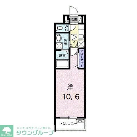 グラン・フィオーレ矢部の物件間取画像