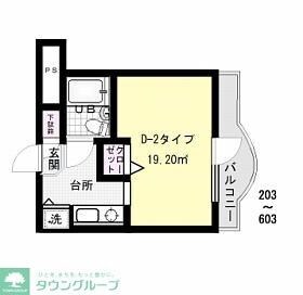 Queens Academiaの物件間取画像