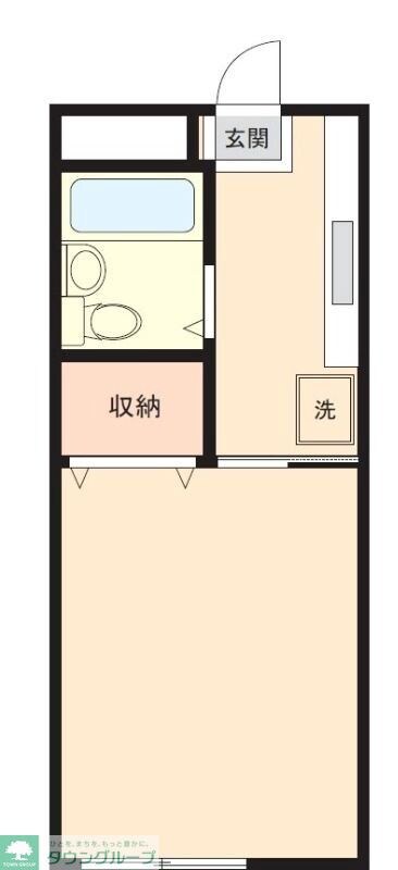 メゾンサンシティの物件間取画像