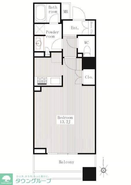 アクシア八王子の物件間取画像