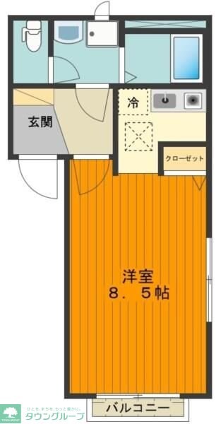 ライジングコートの物件間取画像