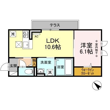 アグノス エーナの物件間取画像