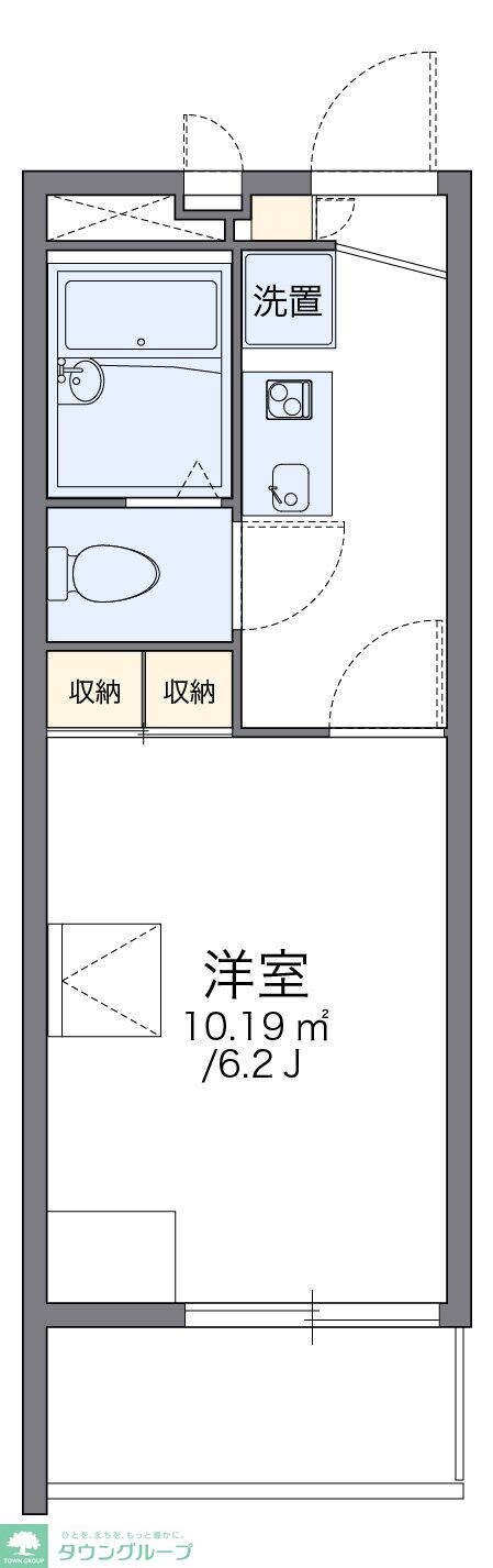 レオパレス上北台の物件間取画像