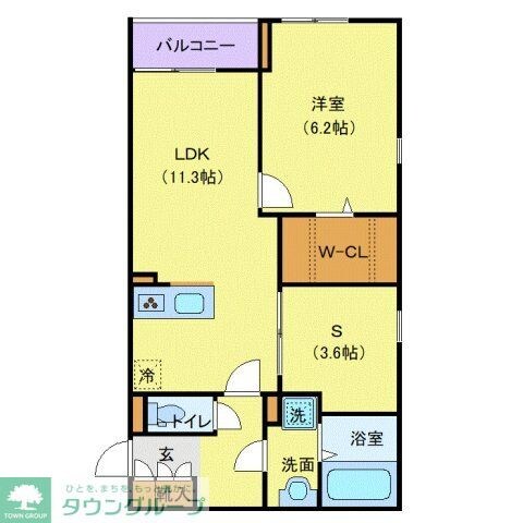 リバービュー打越の物件間取画像
