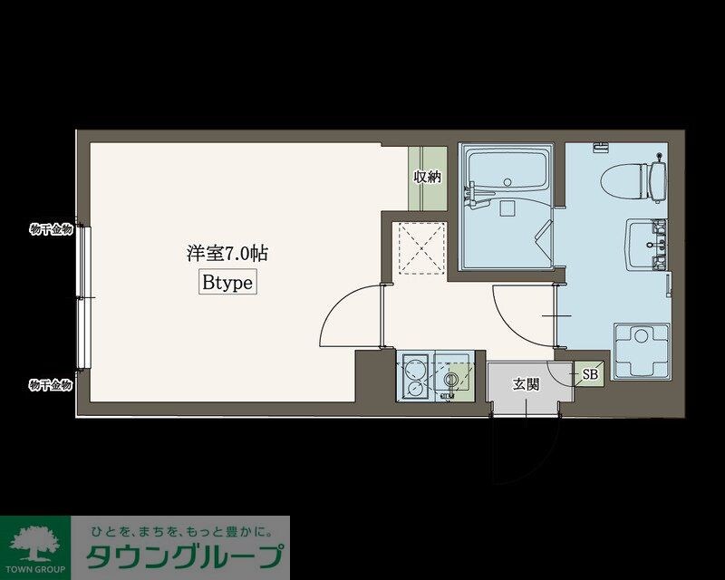 Agrande Hitotsubashi-gakuenの物件間取画像