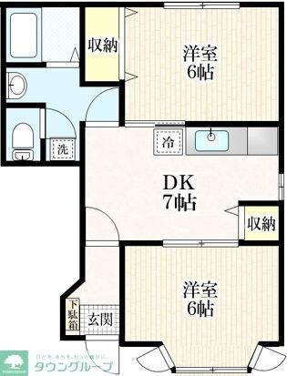ゼルコヴァの物件間取画像