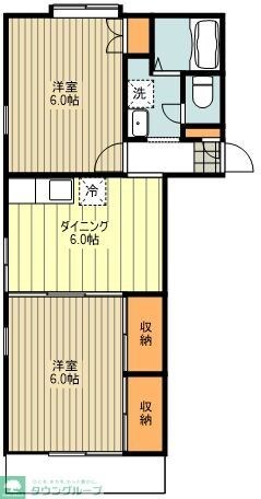 エステートピア青山の物件間取画像