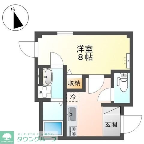 Ange eau(アンジュ オー)の物件間取画像