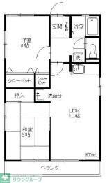 シティハイム・シェモアIIIの物件間取画像