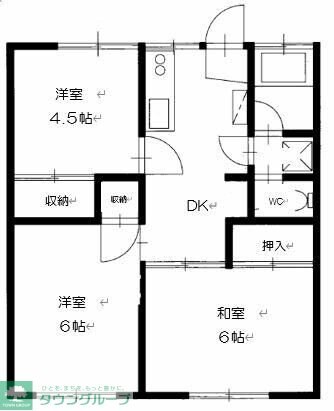 久保田マンションの物件間取画像