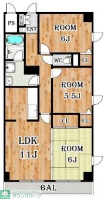 リアライズ花小金井の物件間取画像