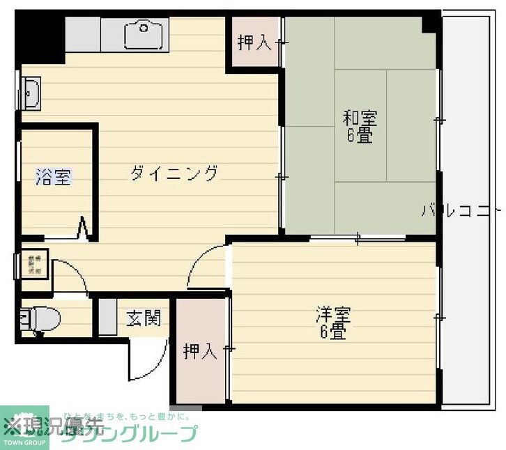 第一木野マンションの物件間取画像