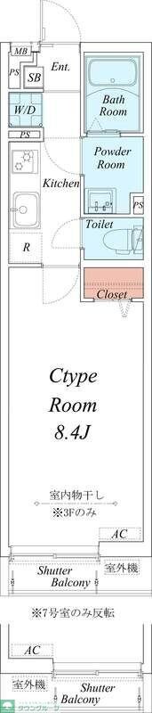 リブリ・フローレス参番館の物件間取画像