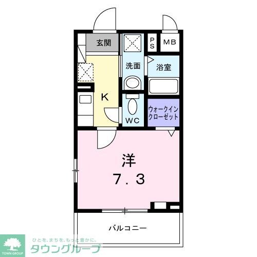 ベルカーサの物件間取画像