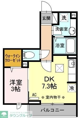 パレス国分寺の物件間取画像