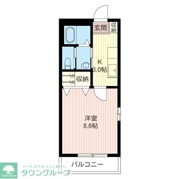 グランディールの物件間取画像