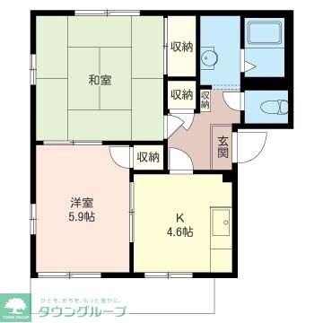 サンモ-ルCの物件間取画像
