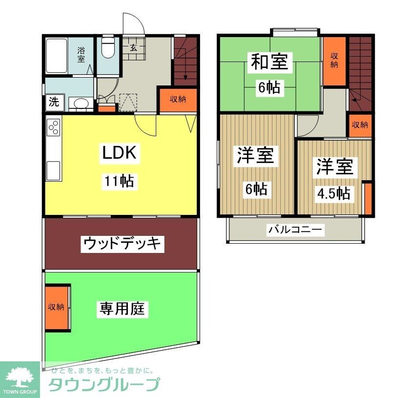 京王ガーデン平山の物件間取画像