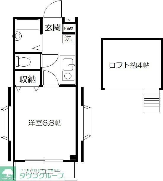 コアフォーレストタウンIの物件間取画像