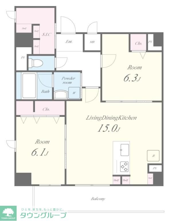 エルデ国立の物件間取画像