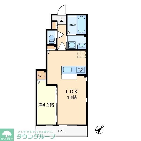 Sweet HomeIIの物件間取画像