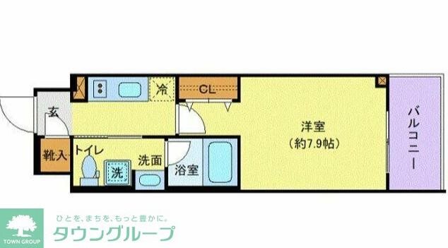 ステージグランデ八王子IIIの物件間取画像