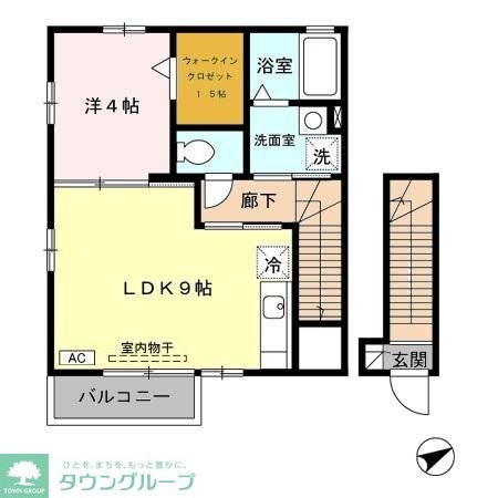 ルミエール ABの物件間取画像