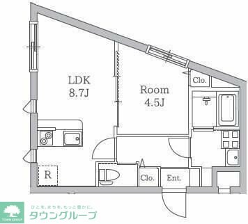 コリーヌ国分寺の物件間取画像