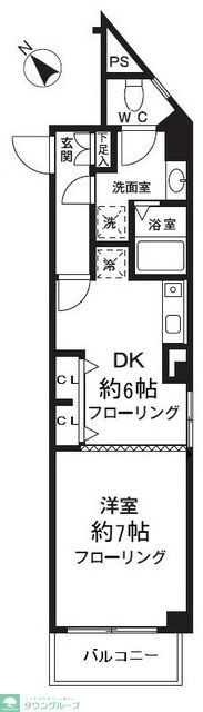 ぐらんぽると国立の物件間取画像