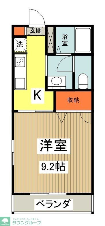 サンミッシェルの物件間取画像