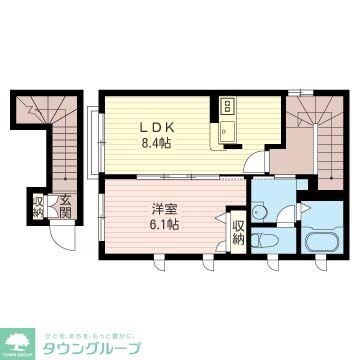 ガーデンコートハナの物件間取画像